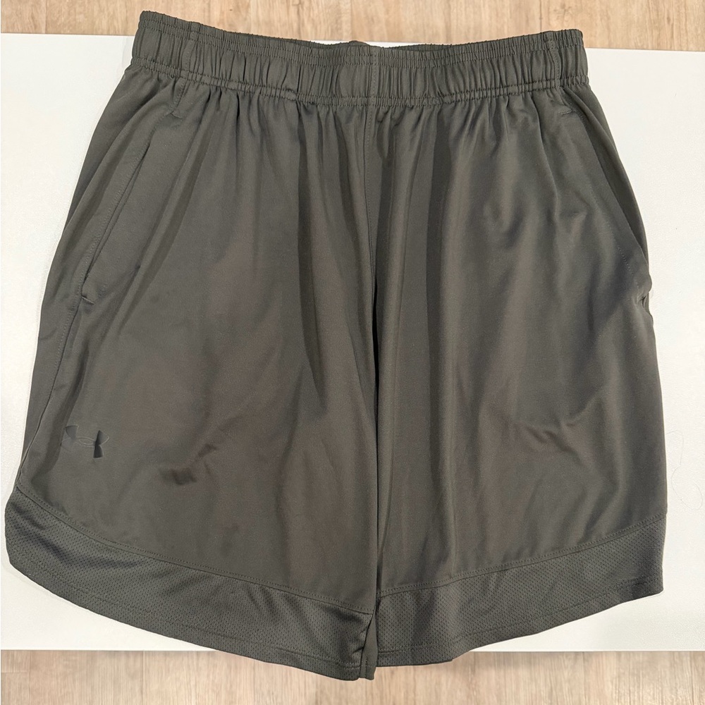 Men’s Under Armour Stretch Training Shorts - Grey - Size Large